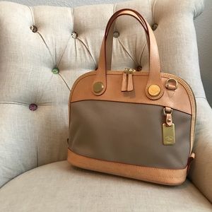 Dooney And Bourke Cabriolet Canvas / Leather Purse